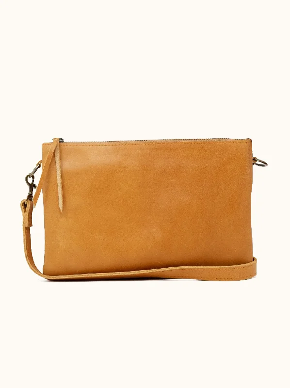 Able Martha Crossbody- Caramel Premium Handbags With A Touch Of Elegance