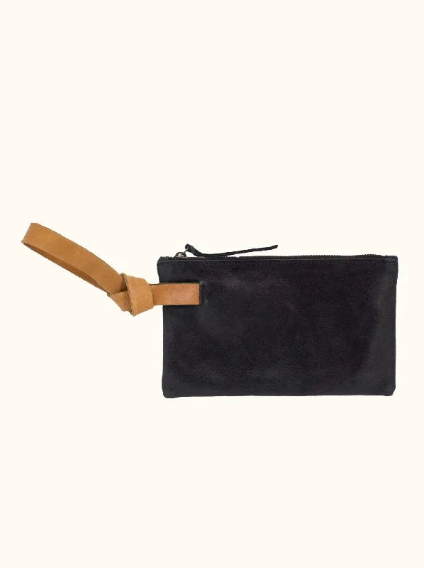 Able Rachel Wristlet - Black/Cognac The Bag Sale You've Been Waiting For Is Here