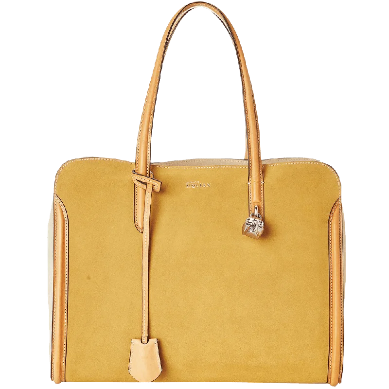Alexander McQueen Padlock Shopper Small Sleek Bags, Perfect Prices