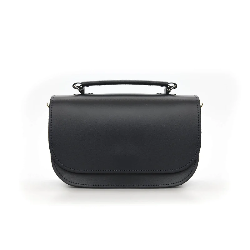 Aura Handmade Leather Bag - Navy Blue Timeless Bags, Flash Sale