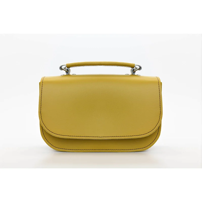 Aura Handmade Leather Bag - Yellow Ochre The Ultimate Sale On Must-Have Handbags