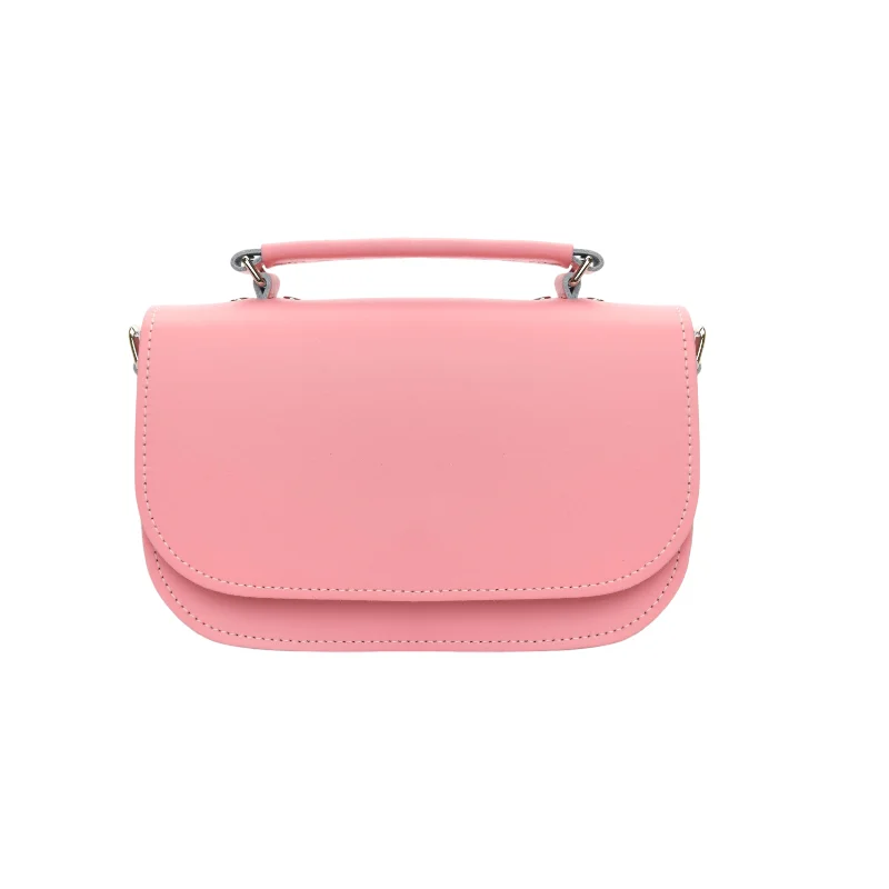 Aura Handmade Leather Bag - Pastel Pink Everyday Bags, Budget-Friendly