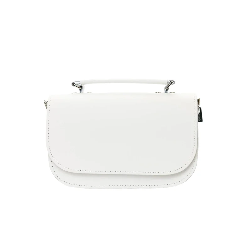 Aura Handmade Leather Bag - White Premium Bags At Special Prices
