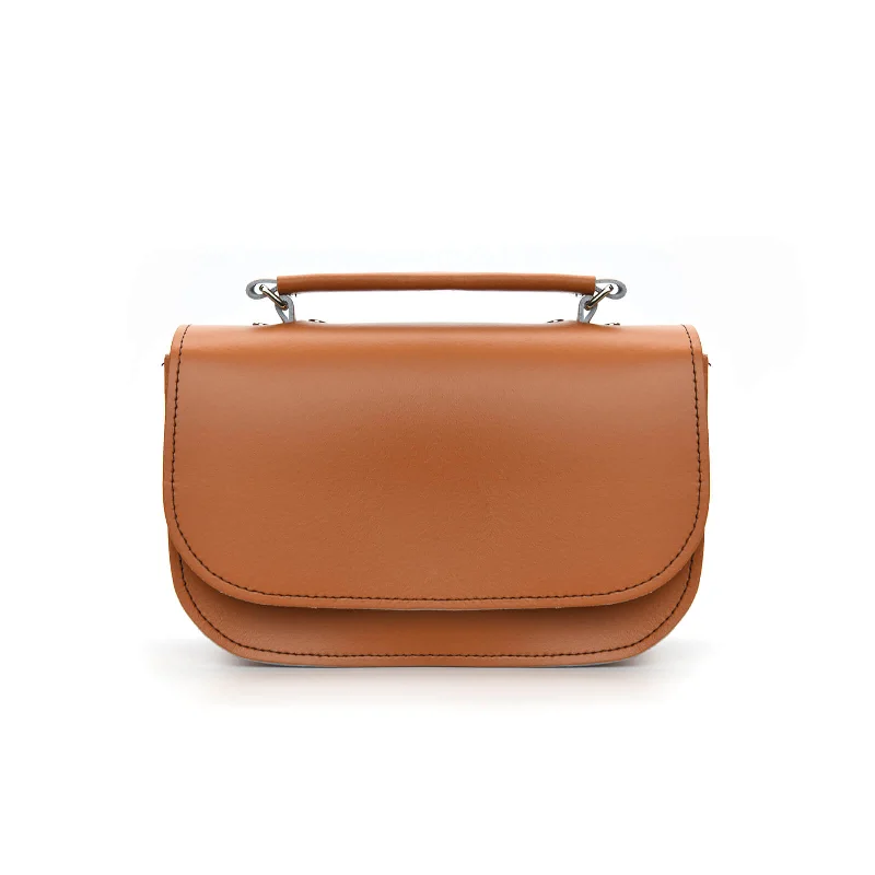 Aura Handmade Leather Bag - Burnt Orange Stylish Totes, Exclusive Savings