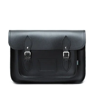 Handmade Leather Satchel - Black High-End Handbags At Affordable Prices