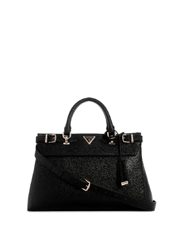 Black Levante Luxury Satchel Bag Upgrade Your Look With Our Exclusive Bag Deals