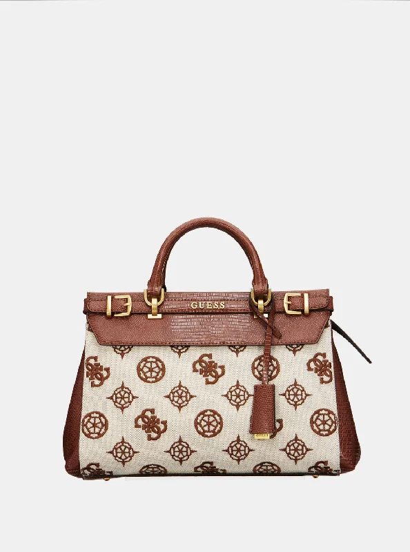 Brown Logo Sestri Luxury Satchel Bag Unmissable Deals On Everyday Handbags