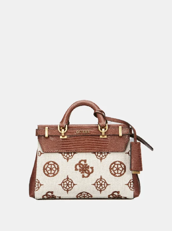 Brown Logo Sestri Satchel Bag High-Fashion Handbags At Reduced Costs