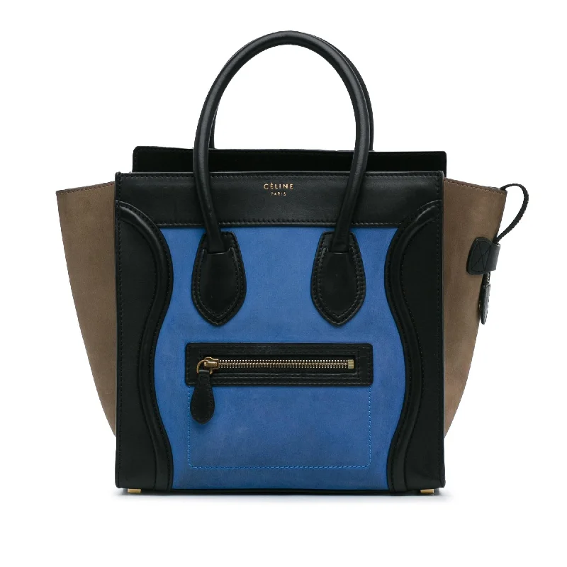 Celine Micro Tricolor Luggage Tote (SHG-oH1S4a) Flash Sale On Designer Bags