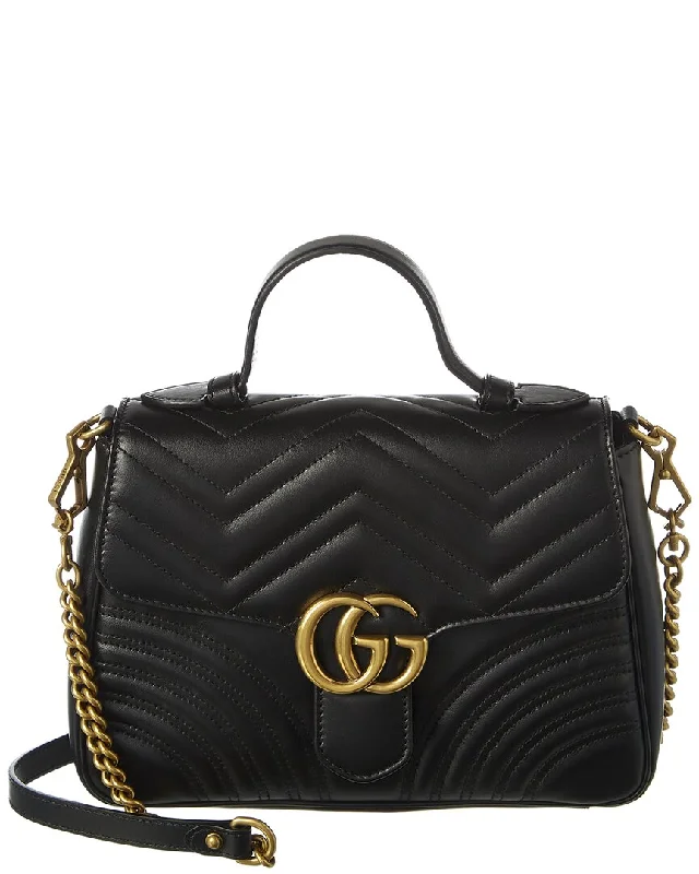 Gucci GG Marmont Small Matelasse Leather Top Handle Satchel Timeless Handbags Now At Special Discounts Gucci GG Marmont Small Matelasse Leather Top Handle Satchel Timeless Handbags Now At Special Discounts