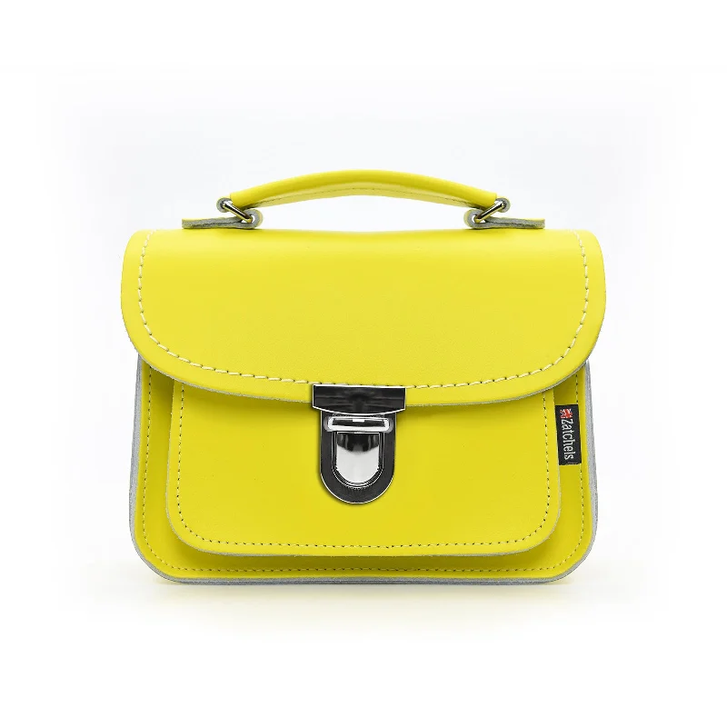 Luna Handmade Leather Bag - Daffodil Yellow Fashion-Forward Bags At Exclusive Promotional Prices Luna Handmade Leather Bag - Daffodil Yellow Fashion-Forward Bags At Exclusive Promotional Prices