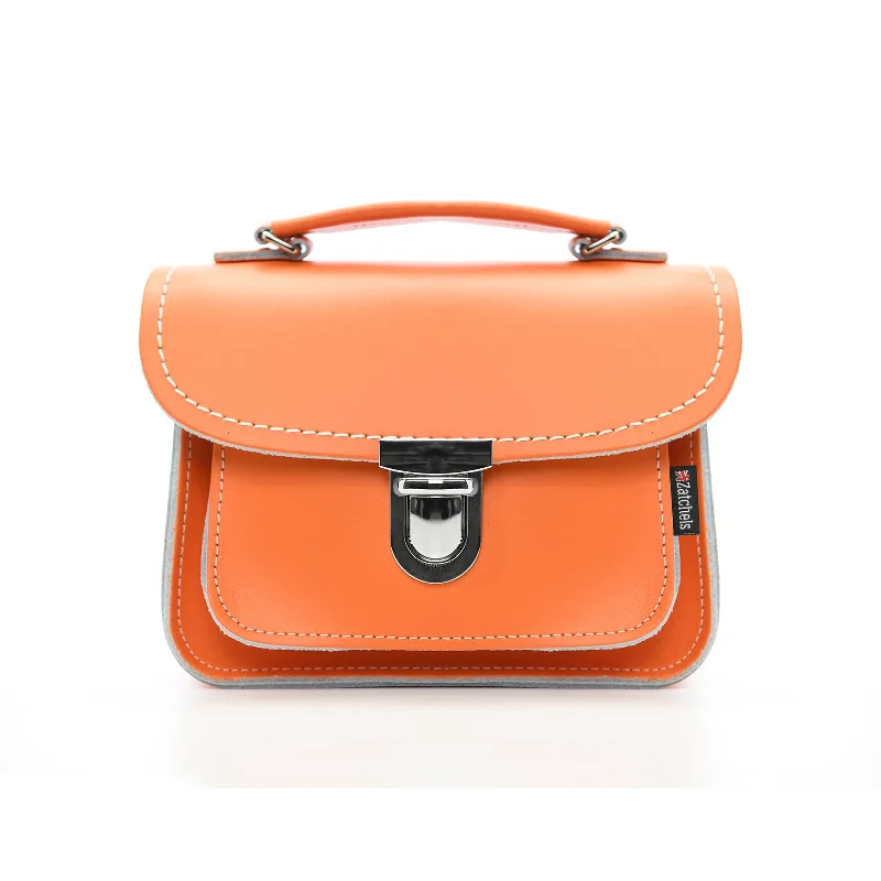 Luna Handmade Leather Bag - Orange Everyday Handbags At Wallet-Friendly Prices