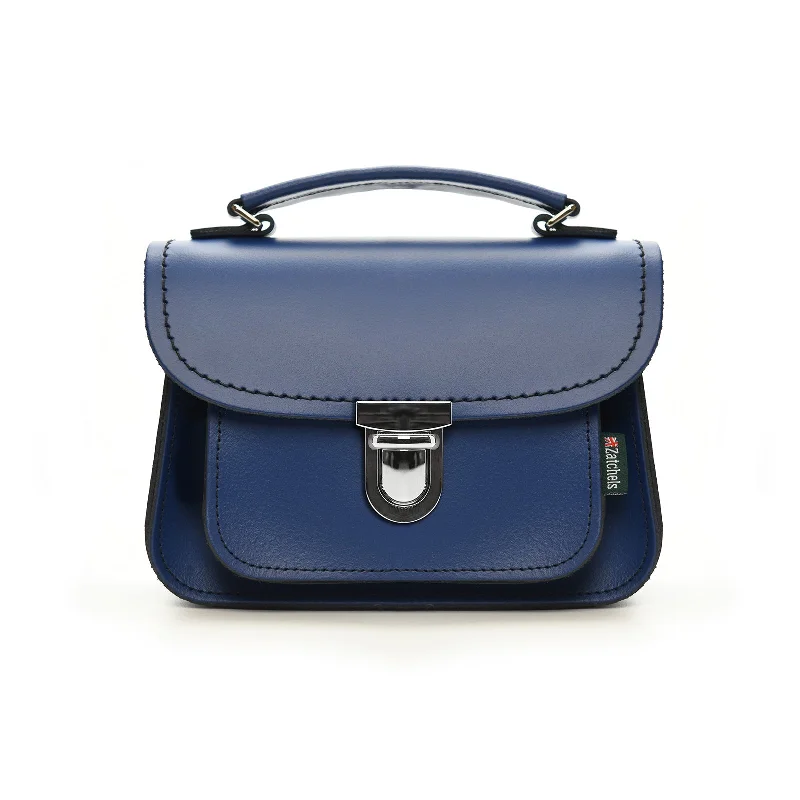 Luna Handmade Leather Bag - Royal Blue Unmissable Deals On Trendy Handbags