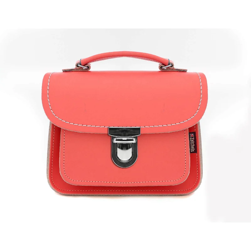 Luna Handmade Leather Bag - Coral Best Deals On Premium And Casual Bags – Act Fast