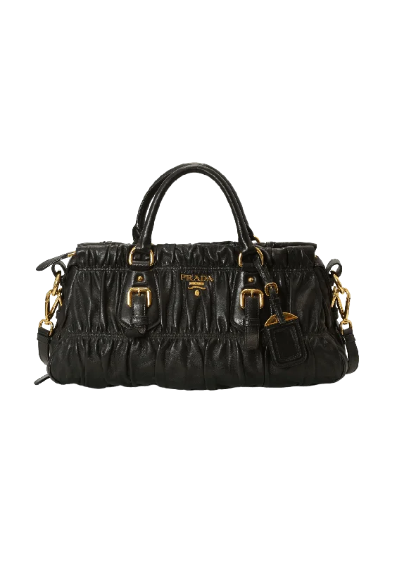 LEATHER GAUFRE TOTE Iconic Fashion Bags At Unbeatable Savings