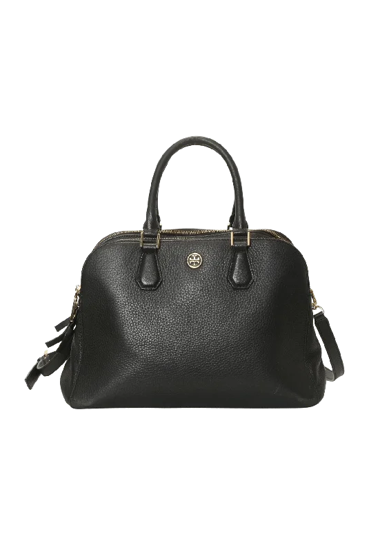 LEATHER ROBISON DOME SATCHEL BAG Don't Miss Out – Shop Fashionable Bags At Special Rates