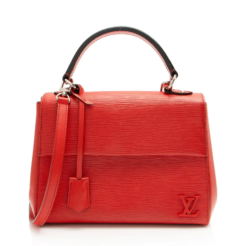 Louis Vuitton Epi Leather Cluny BB Satchel (SHF-wWUMDV) Classic And Modern Handbags Now More Affordable