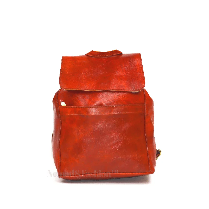 Marrakech Trekker Leather Backpack-unisex Stylish Totes, Special Discounts