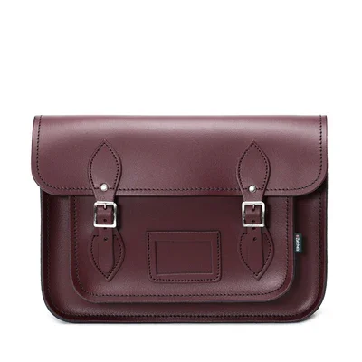 Handmade Leather Satchel - Marsala Red Trendy Purses At Exclusive Promotional Rates