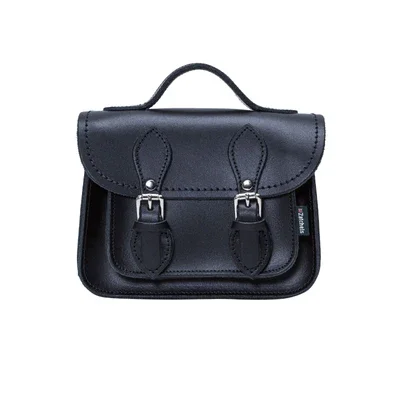 Handmade Leather Micro Satchel - Navy Handbag Deals For Every Occasion