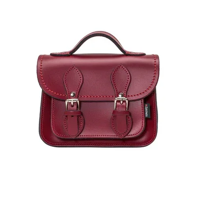 Handmade Leather Micro Satchel - Oxblood Must-Have Bags With Big Savings