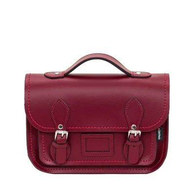 Leather Midi Satchel - Oxblood The Best Handbag Sale Of The Season
