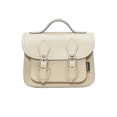 Handmade Leather Micro Satchel - Pastel Cream The Best Handbag Offers Are Here