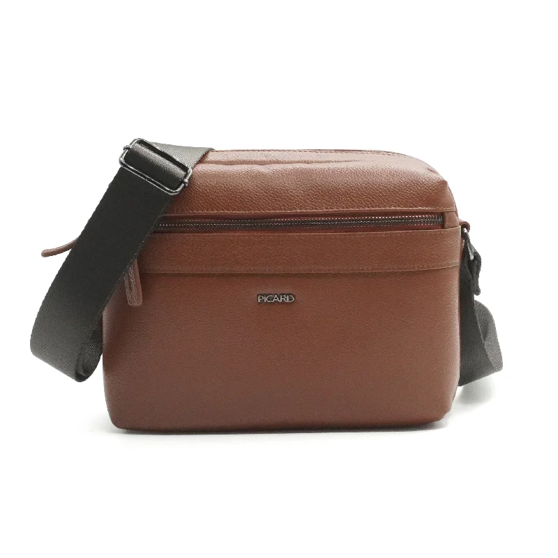 Picard Kiel Men's Leather Shoulder Bag (Cognac Brown) Fashion-Forward Bags At Exclusive Promotional Prices Picard Kiel Men's Leather Shoulder Bag (Cognac Brown) Fashion-Forward Bags At Exclusive Promotional Prices