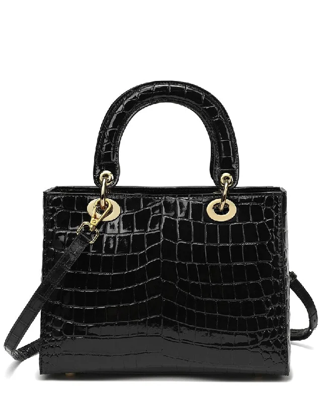 Tiffany & Fred Paris Alligator-Embossed Leather Satchel Affordable Luxury – Exclusive Savings On Premium Bags Tiffany & Fred Paris Alligator-Embossed Leather Satchel Affordable Luxury – Exclusive Savings On Premium Bags
