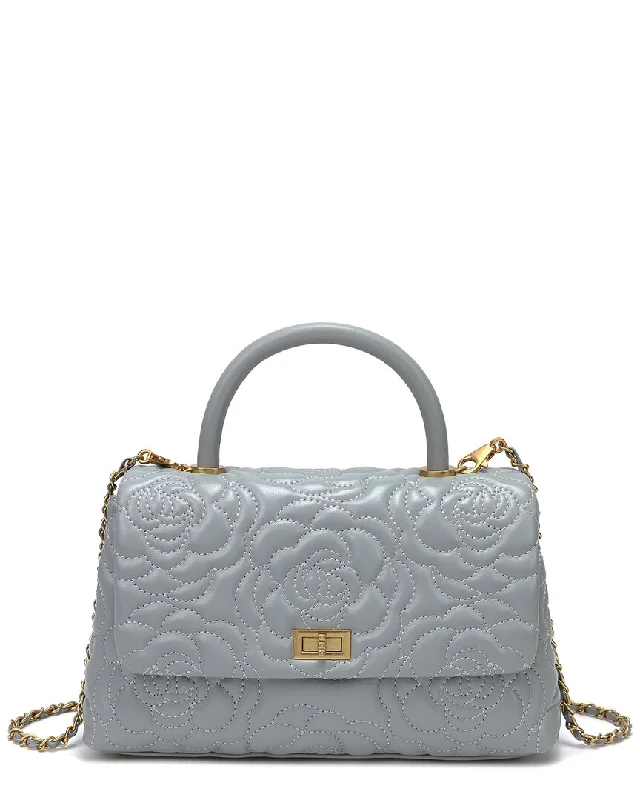 Tiffany & Fred Paris Quilted Large Leather Satchel Elegant Totes At Limited-Time Prices Tiffany & Fred Paris Quilted Large Leather Satchel Elegant Totes At Limited-Time Prices