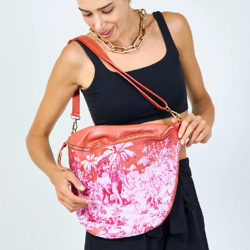 Vibrant print fanny packs with gold-tone zippers wholesale Statement Bags, Shop Today Vibrant print fanny packs with gold-tone zippers wholesale Statement Bags, Shop Today