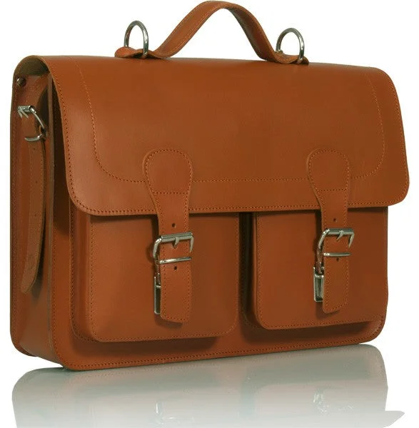 WINDSOR VEGETABLE TANNED TAN LEATHER SATCHEL / BRIEFCASE / BACKPACK Statement Bags At Unbelievable Discounts – Shop Today WINDSOR VEGETABLE TANNED TAN LEATHER SATCHEL / BRIEFCASE / BACKPACK Statement Bags At Unbelievable Discounts – Shop Today