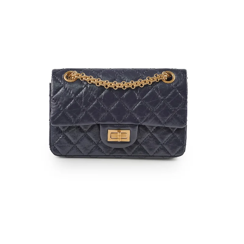 Huge Markdowns Chanel Reissue 2.24 Mini Navy Unmissable Deals On Everyday Handbags