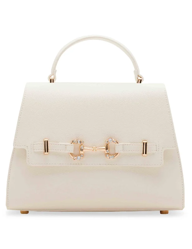 Dive Into Trendy Styles Top Handle Satchel With Embellished Horse Bit Detailing Classic Bags, Exclusive Deals